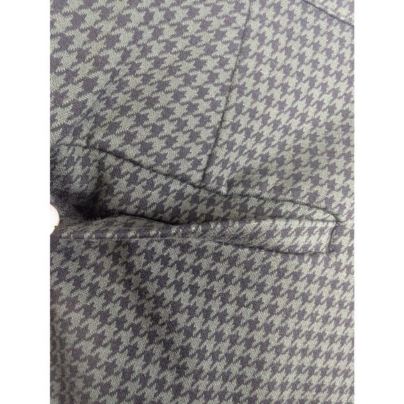 NWT Universal Standard  Cigarette Ponte Pant in Forest Houndstooth - Picture 7 of 9